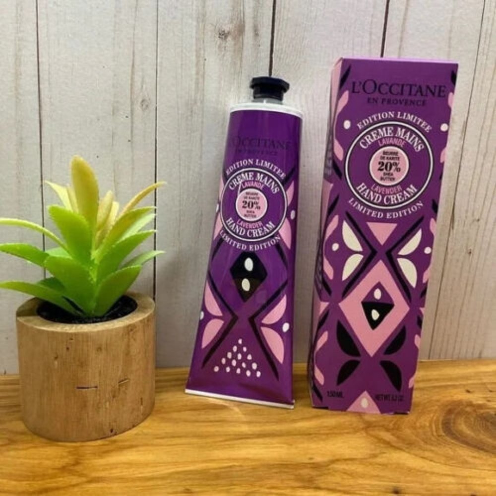L`Occitane LIMITED EDITION 20% Shea Lavender Hand Cream 150ML NIB